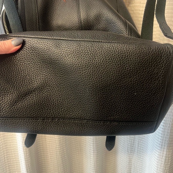 NWT Authentic Coach Bleecker Backpack Pebble black - Picture 9 of 15